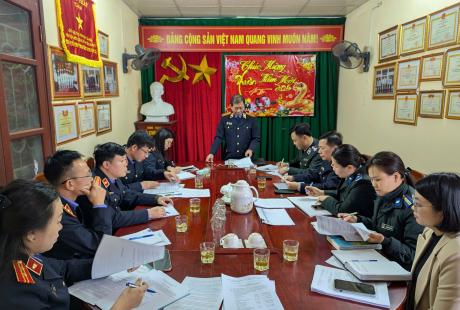 VKSND tỉnh Bắc Giang phối hợp với Ủy ban MTTQ tỉnh Bắc Giang tiến hành trực tiếp kiểm sát tại Chi cục THADS huyện Sơn Động