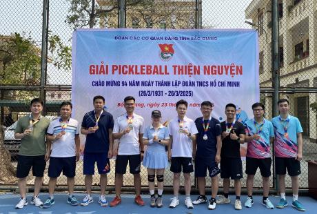 Chi đoàn VKSND tỉnh Bắc Giang tham gia Giải Pickleball thiện nguyện chào mừng 94 năm Ngày thành lập Đoàn TNCS Hồ Chí Minh (26/3/1931 – 26/3/2025)