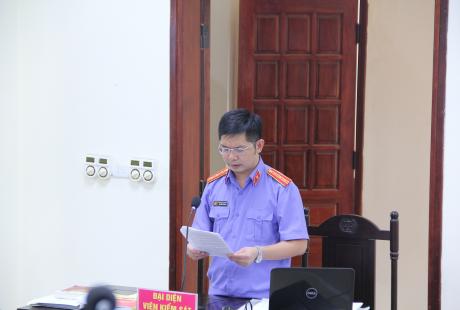 Phòng 1 - VKSND tỉnh Bắc Giang tổ chức phiên tòa rút kinh nghiệm trực tuyến 2 cấp có sử dụng tài liệu số hóa