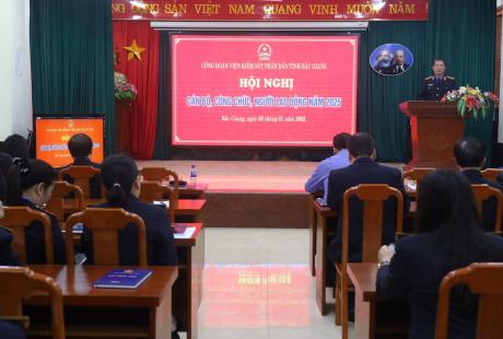 Viện kiểm sát nhân dân tỉnh Bắc Giang tổ chức Hội nghị cán bộ, công chức, người lao động năm 2025