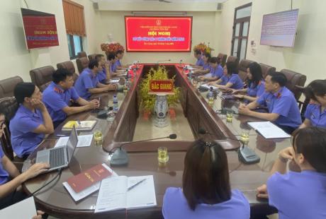 Văn phòng tổng hợp- VKSND tỉnh Bắc Giang tổ chức Hội nghị sơ kết 6 tháng đầu năm 2024