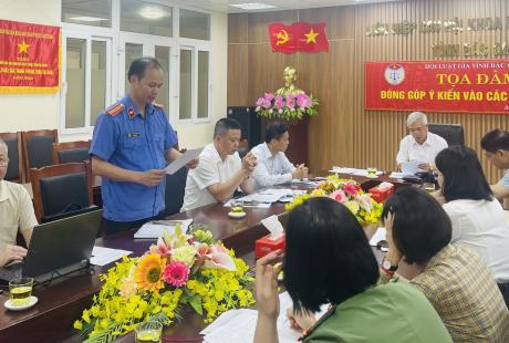 Chi hội Luật gia VKSND tỉnh Bắc Giang tích cực tham gia ý kiến góp ý dự thảo các văn bản quy phạm pháp luật